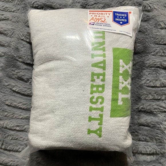 champion reverse weave Small Gray Property Of Just Bare University Sweatshirt - Picture 9 of 9